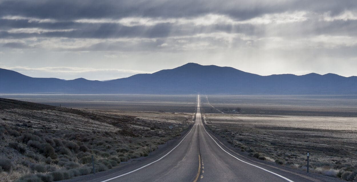 Panorama of Nevada countryside