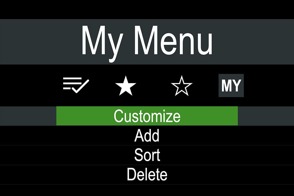 featured image of post: Customizing “My Menu”